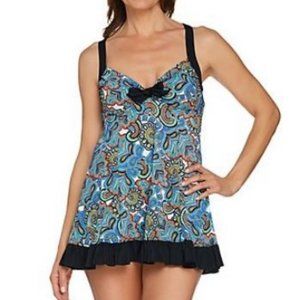 Women's Multicolor Swim Dress